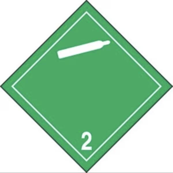 Accuform TDG PLACARD CLASS 2 273MM X 273MM TCP204CT100 TCP204CT100 - main